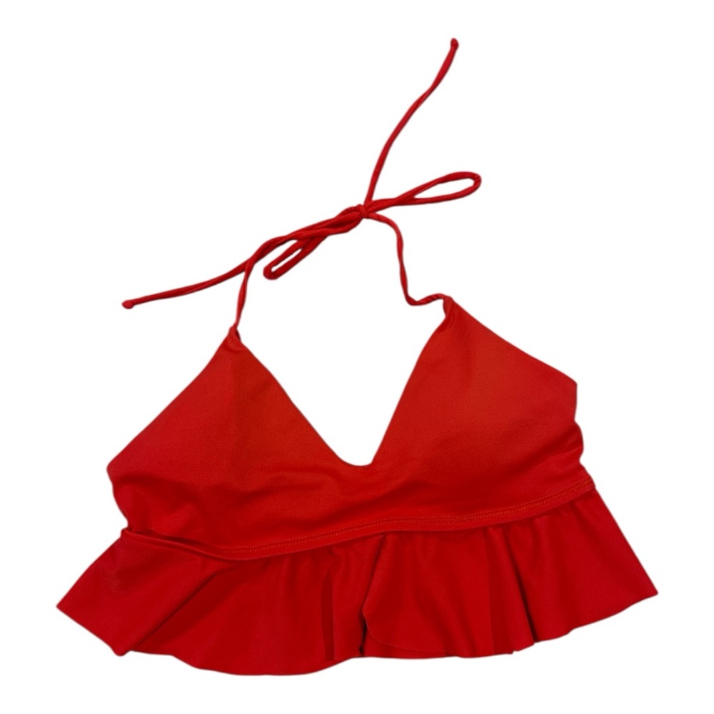 Red Halter‎ Bikini Top
